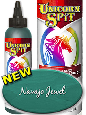 Unicorn Spit Gel Stain and Glaze - Zia, 8 oz, Bottle