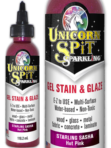 Unicorn SPiT® Sparkling Gel Stain & Glaze 