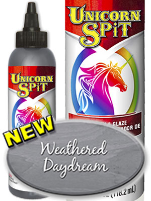 Unicorn Spit Sparkling Wood Stain & Glaze 4oz-Metallic Zeus